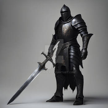 Fantasy Fullbody Knight Character With Great Sword