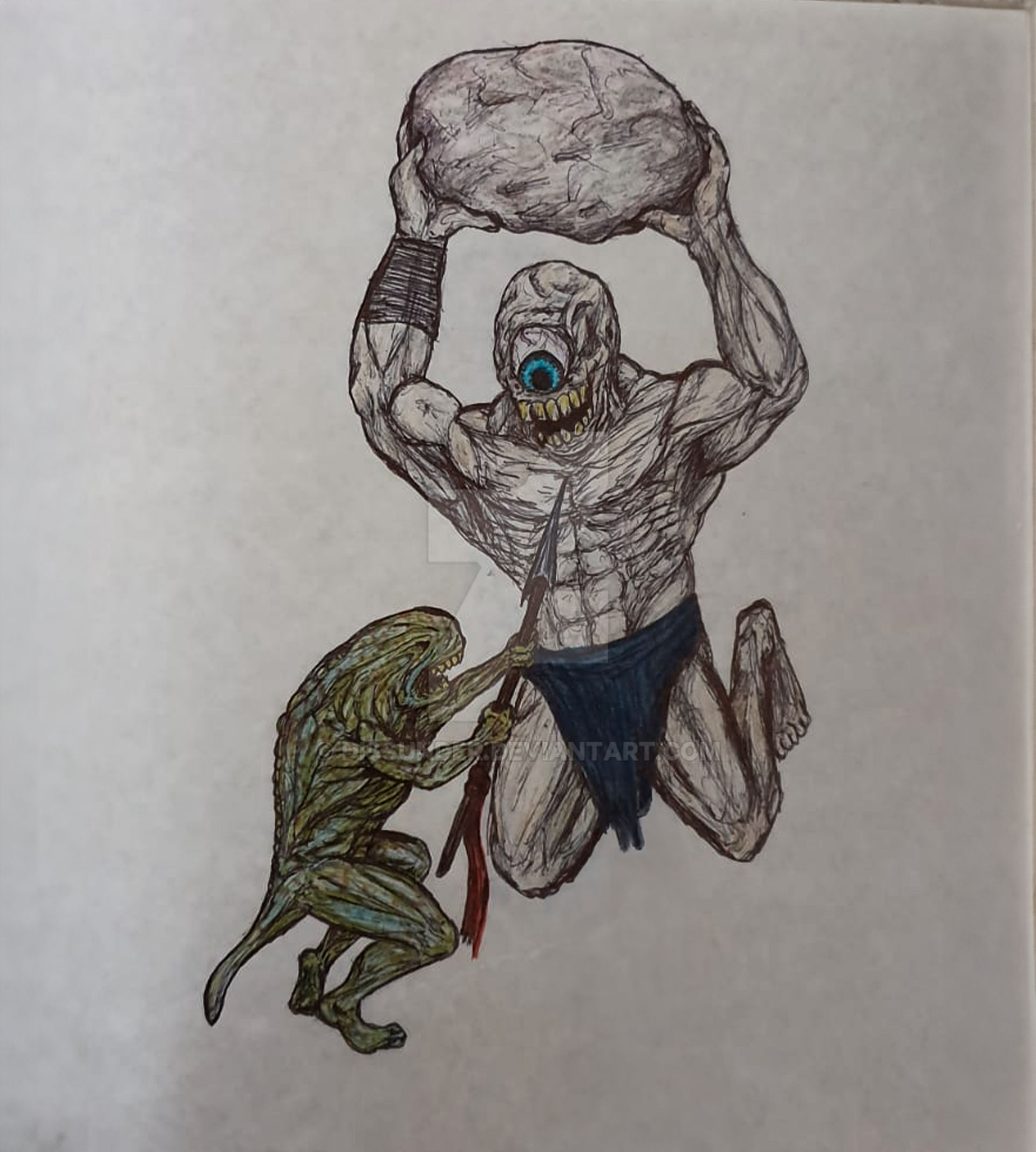 Traditional Drawing Art. Black Ink, Pen, Markers by Dissunder on DeviantArt