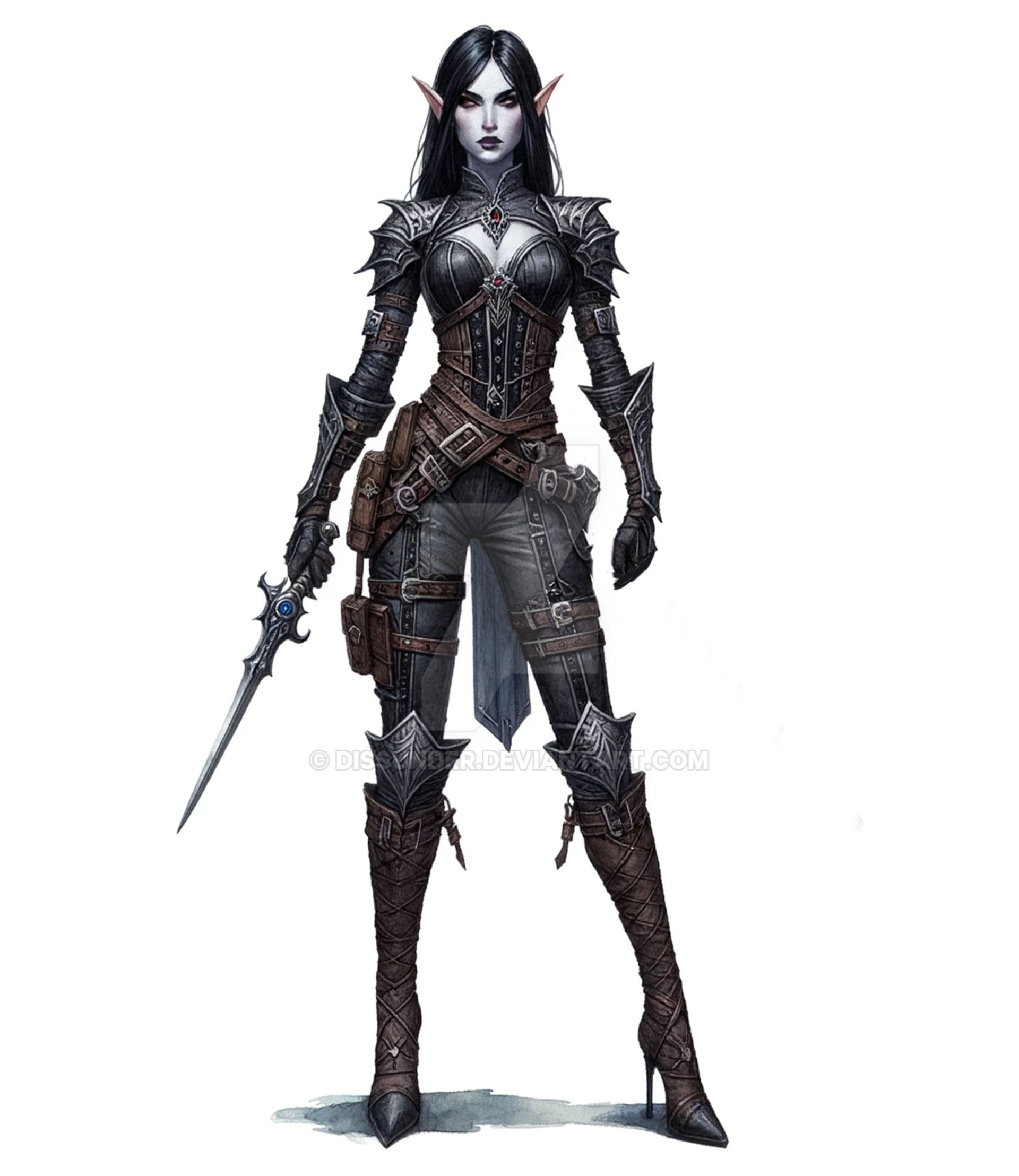 Dark Elf Female Character Set Price Adoptable 8 By Dissunder On dark-elf-female-character-set-price-adoptable-8-by-dissunder-on