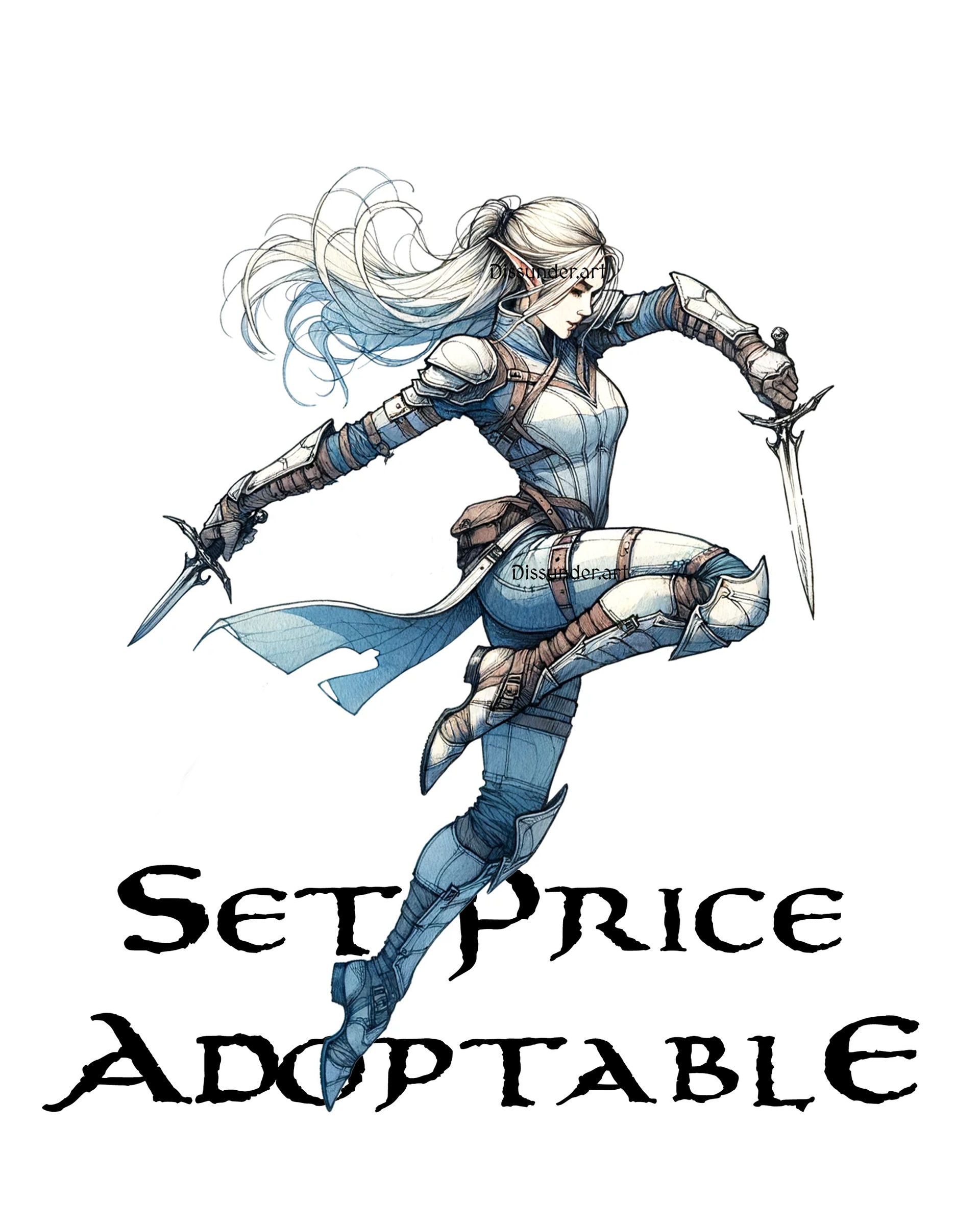 Elf Lady Assassin Character Adoptable 6 By Dissunder On DeviantArt elf-lady-by-infinityharvest-on-deviantart