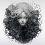 Lady Dark Gothic Art Portrait Adoptable 2$