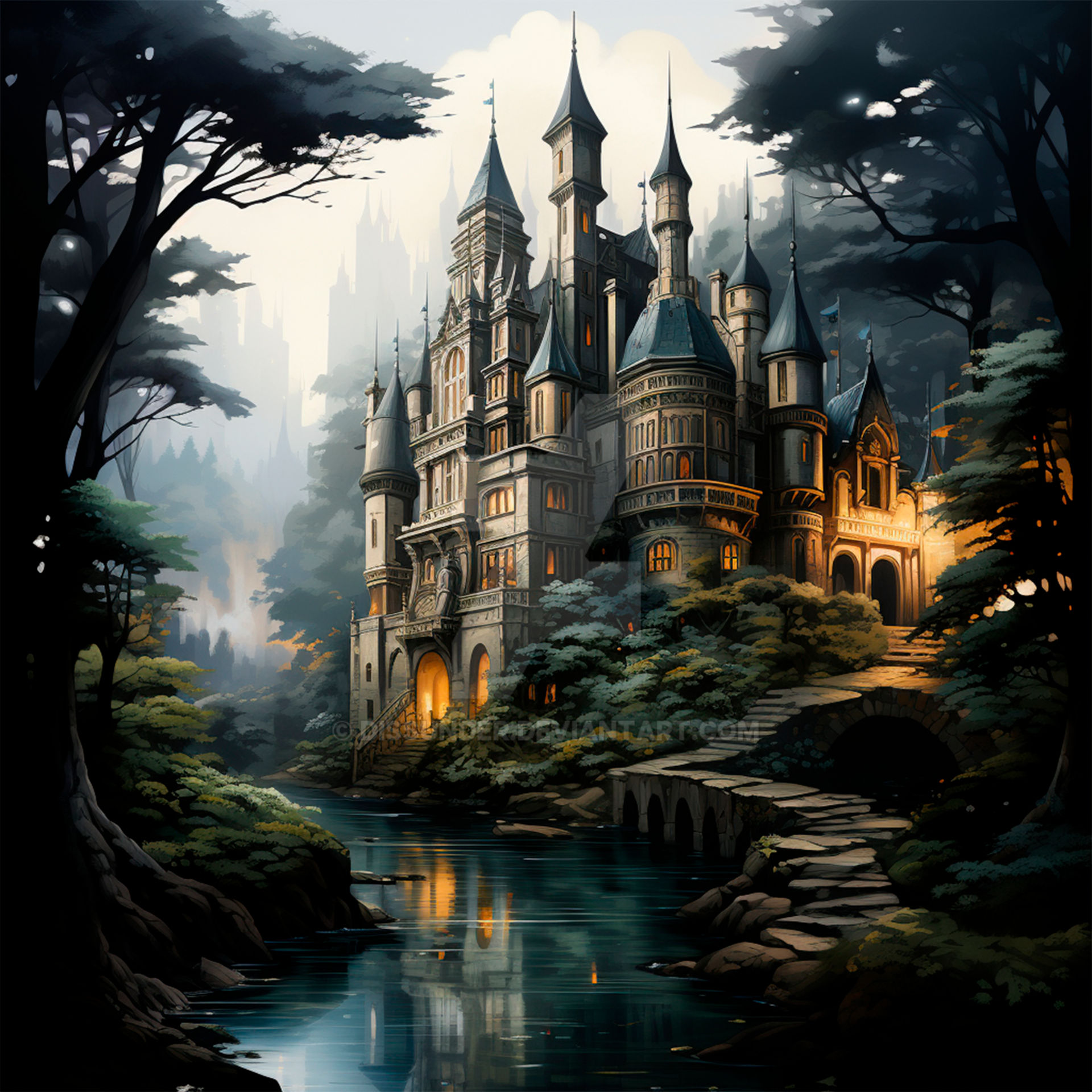 Castle Dark Fantasy Setting By Dissunder On DeviantArt castle-dark-fantasy-setting-by-dissunder-on-deviantart