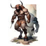 Minotaur Male Adoptable Character Art - 8$