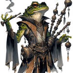 Frogfolk Artist Adoptable Character Art. 6$