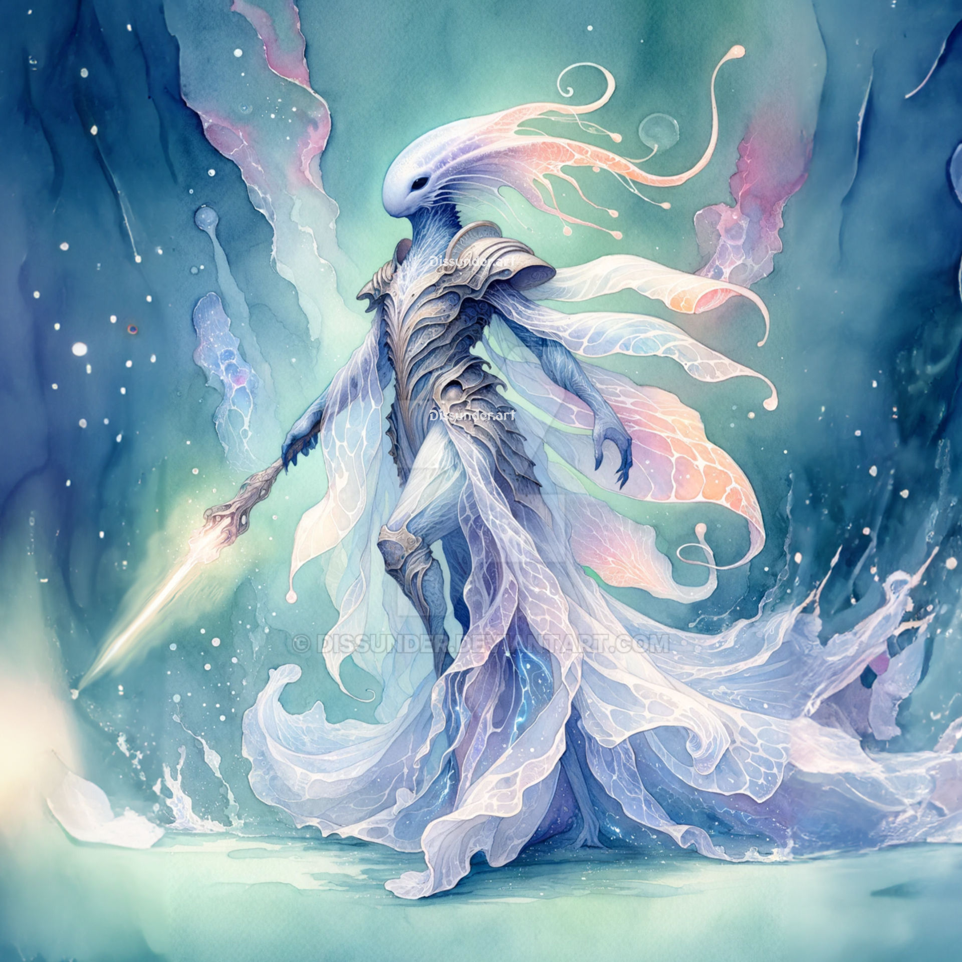 Salpidae Depth Warrior Adoptable Character Art by Dissunder on DeviantArt