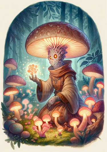 Mushroom Male Character Art Conceptual 6$