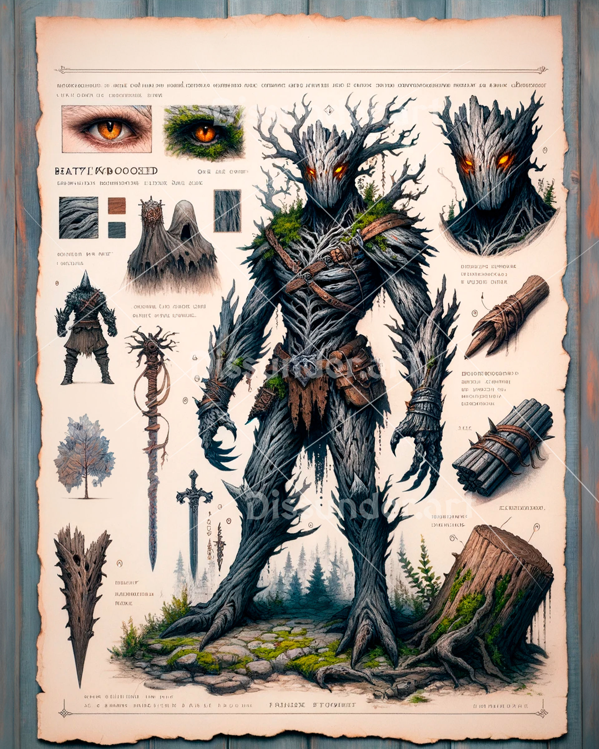 Cursed Tree-man From Darkwood 8$ by Dissunder on DeviantArt