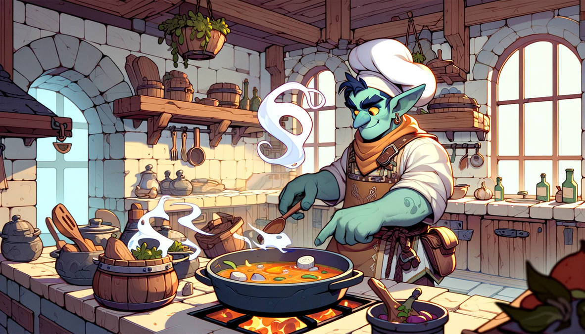 Goblin Chef At Work by Dissunder on DeviantArt