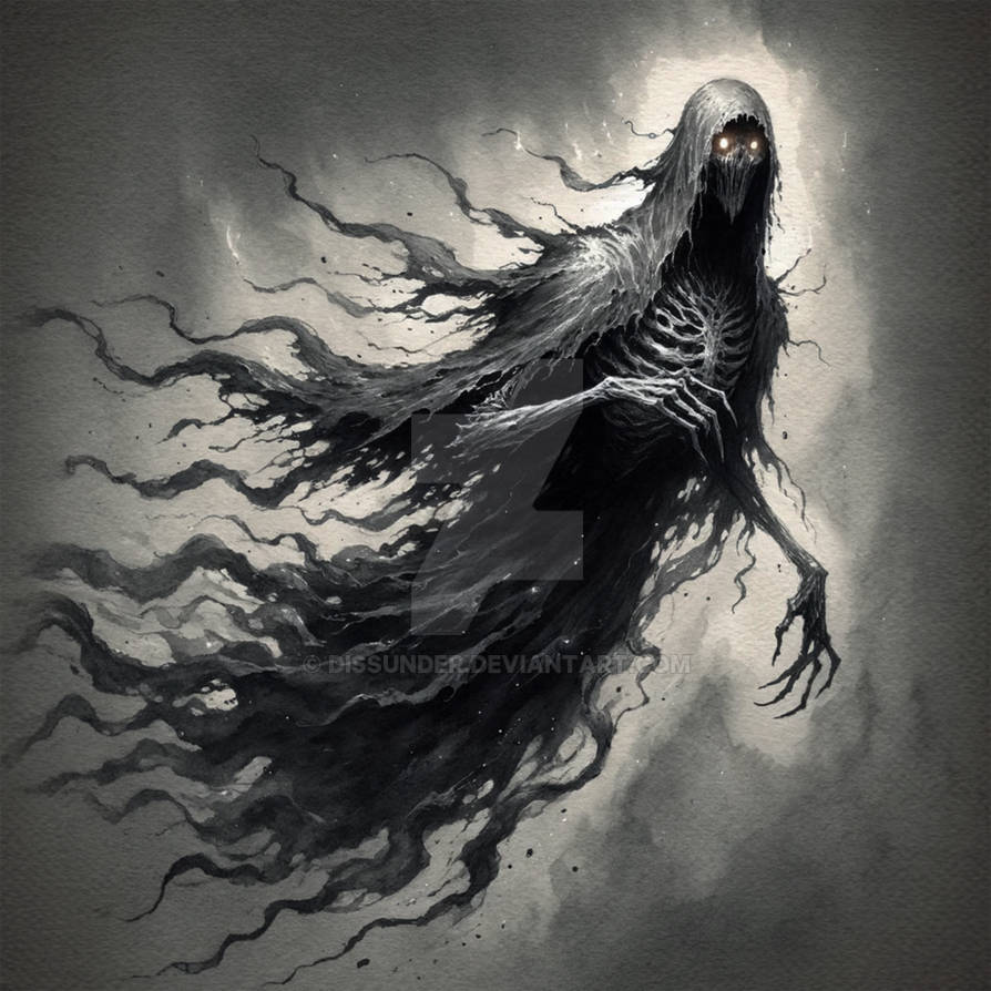 Wraith. DnD Adoptable Ghost Character. 7$ by Dissunder on DeviantArt