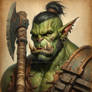 Orc Barbarian Warrior Character Portrait 5$