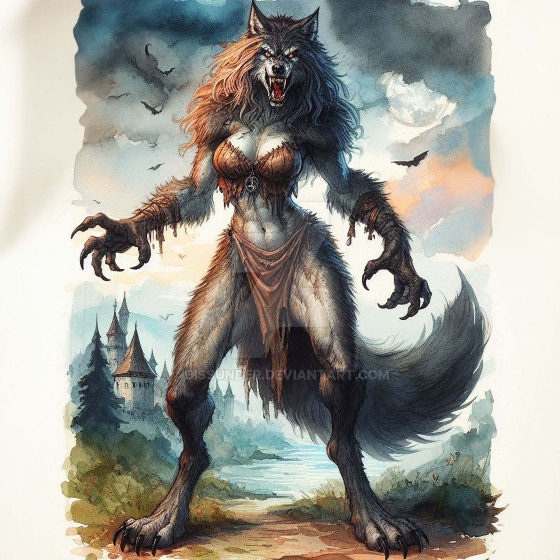 Werewolf Female Fantasy Character Art 7 By Dissunder On DeviantArt werewolf-female-fantasy-character-art-7-by-dissunder-on-deviantart