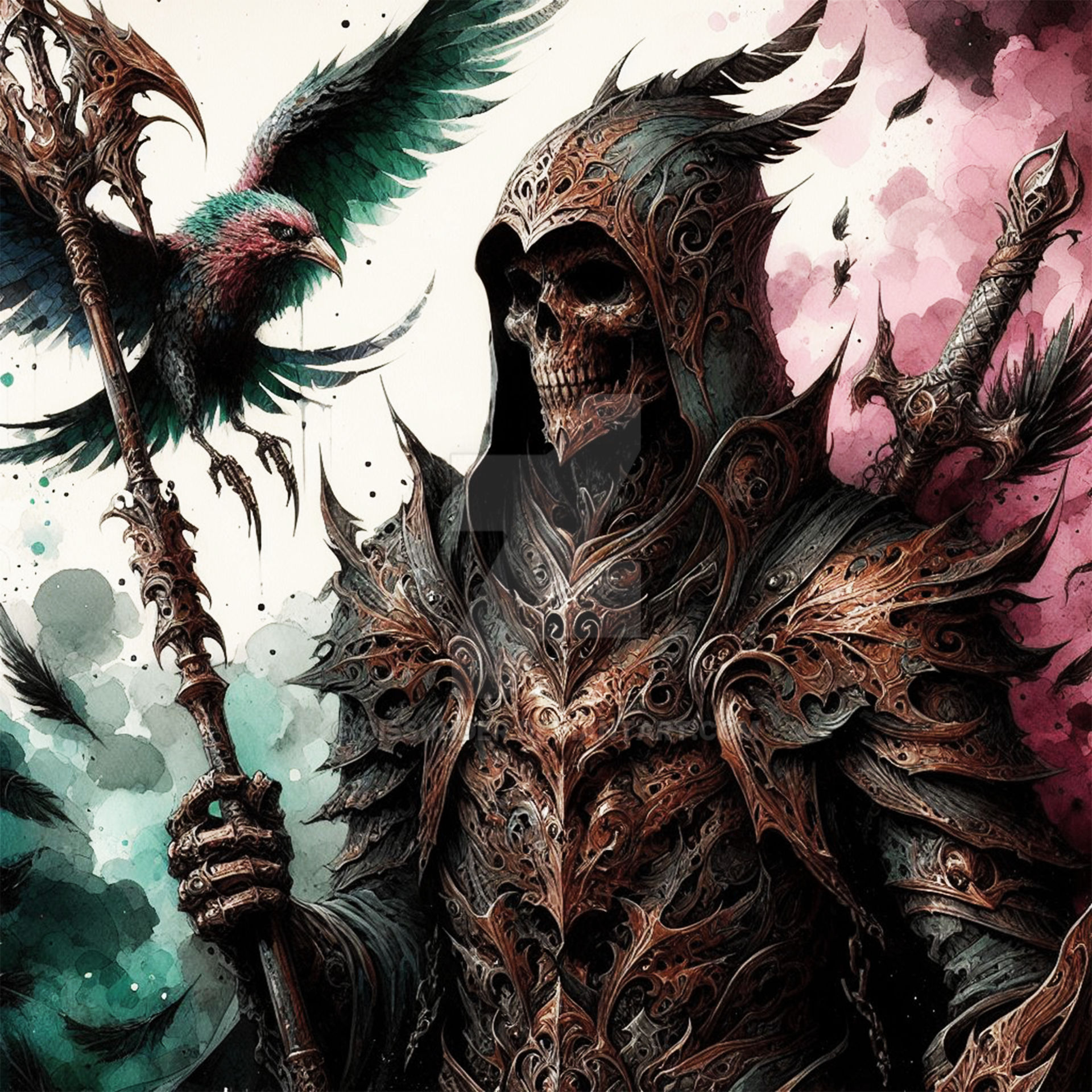 Undead Portrait Undead Knight Art Portrait Adoptable 4$ by Dissunder on DeviantArt