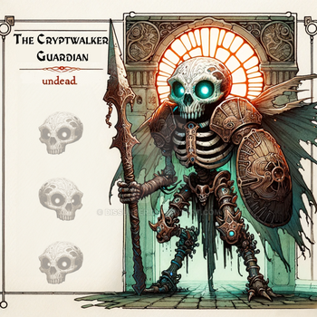 The Cryptwalker Guardian. Undead Adoptable 10$