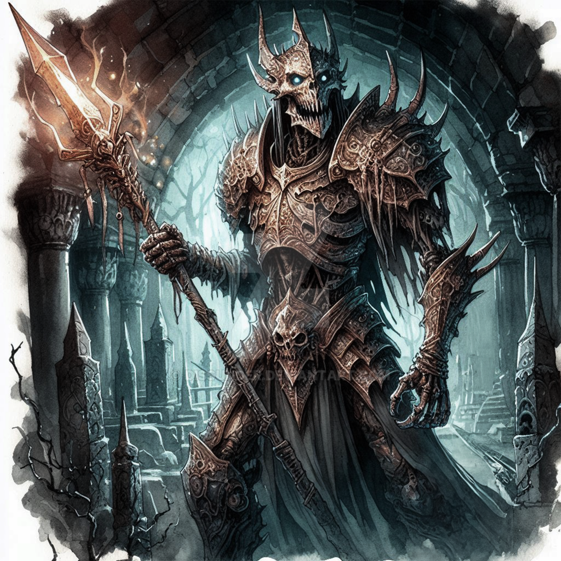 Demotic Knight Undead Demonic Knight Adoptable Art 7$ by Dissunder on DeviantArt