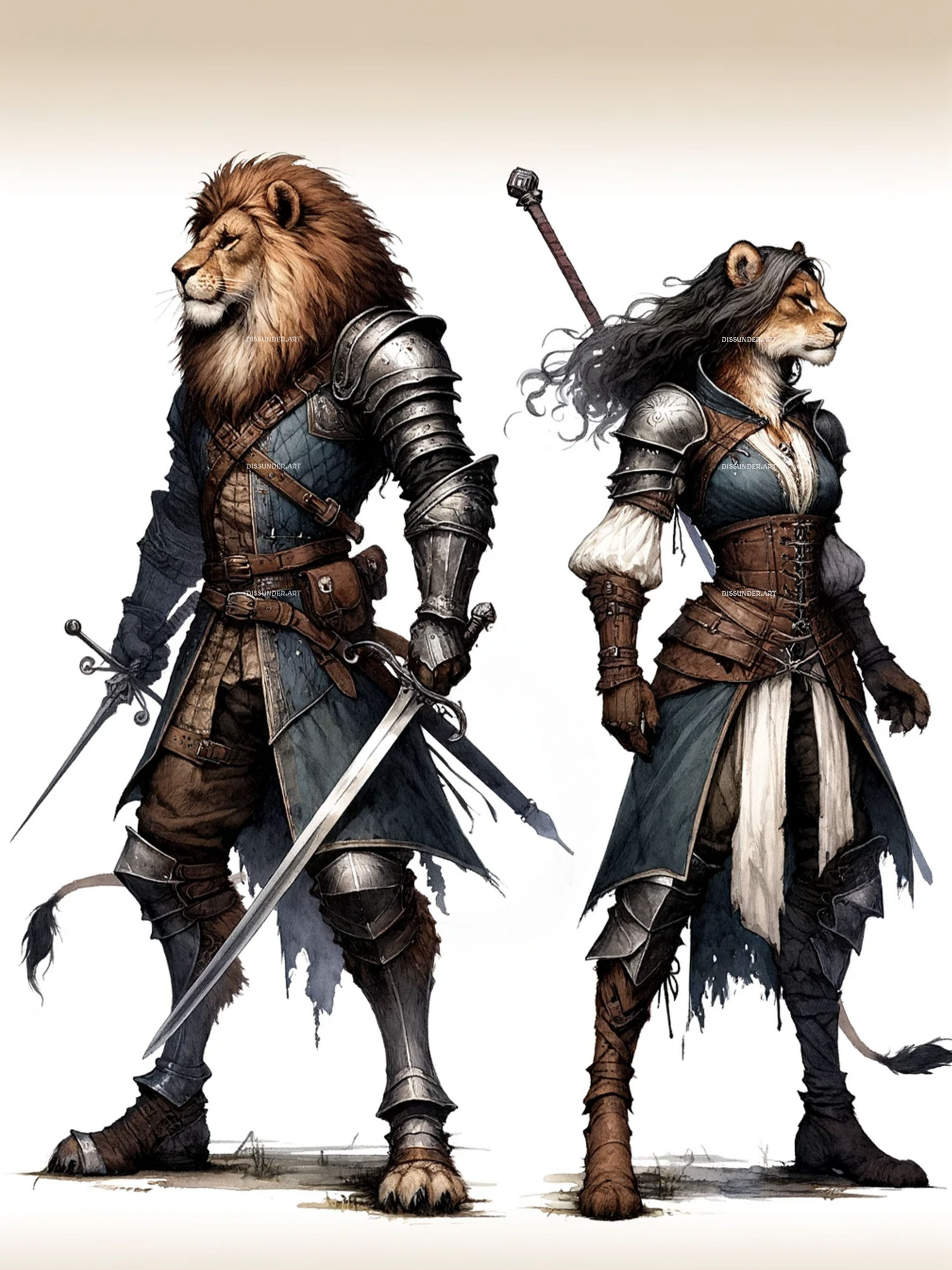Adaptable Chacacters Leonins Adoptable Characters Art Warriors 2 for10$ by Dissunder on ...