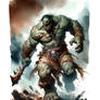 Orc Human Eater Barbarian Warrior AI Art 7$