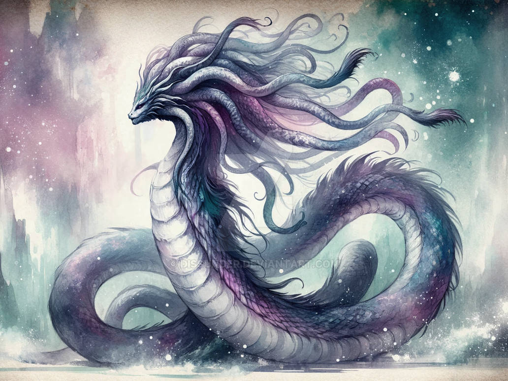 Serpent Dragon Adoptable Creature Art 7$ by Dissunder on DeviantArt