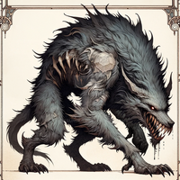 Shadowfang Behemoth Werewolf Adoptable Creature 8$