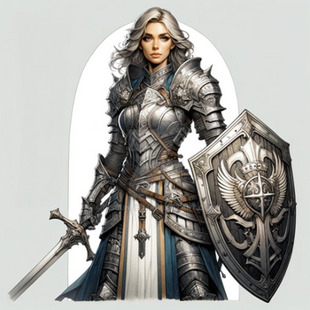Paladin Female Knight Adoptable Character 6$