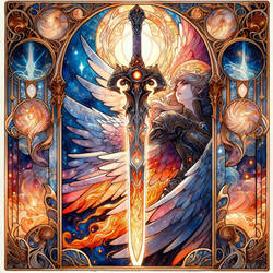 Sword of Celestial Flames. Adoptable RPG Weapon 5$