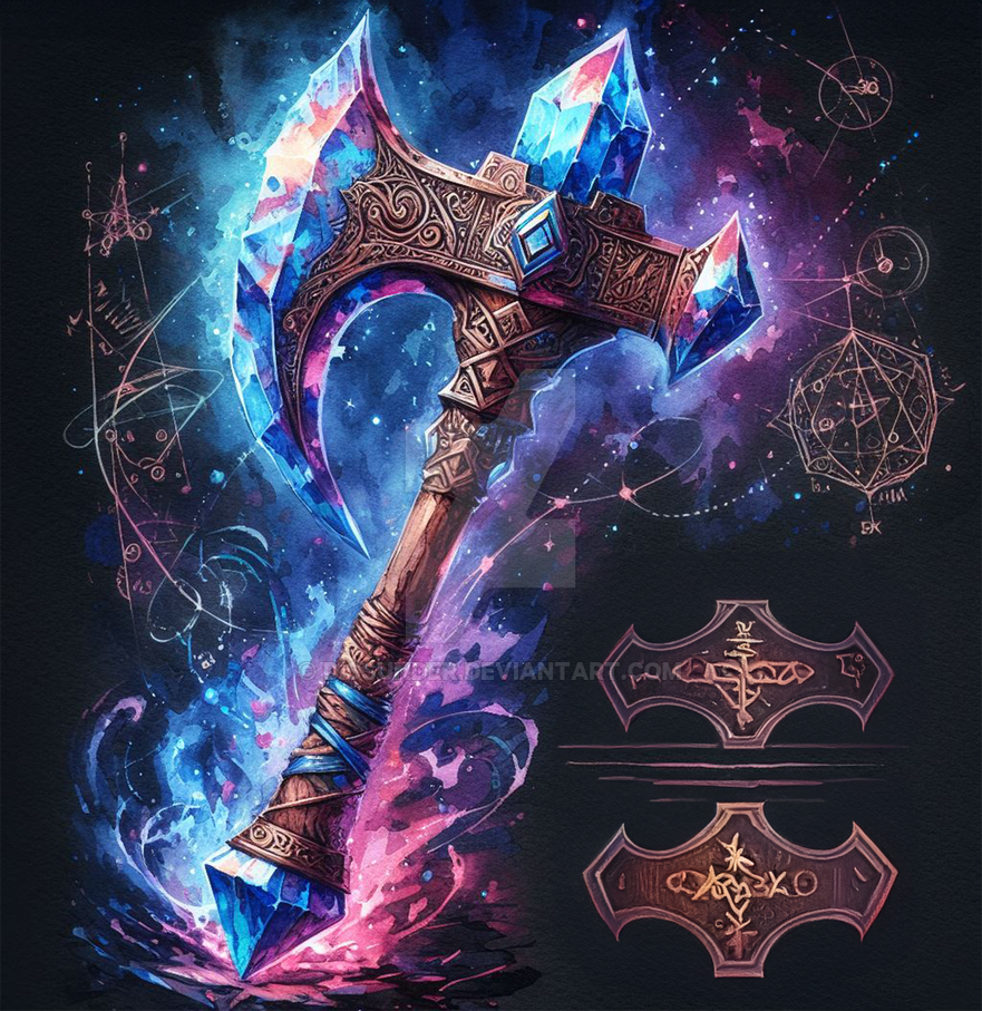 Crystalline Heart of the Mountain. RPG Weapon 5$ by Dissunder on DeviantArt