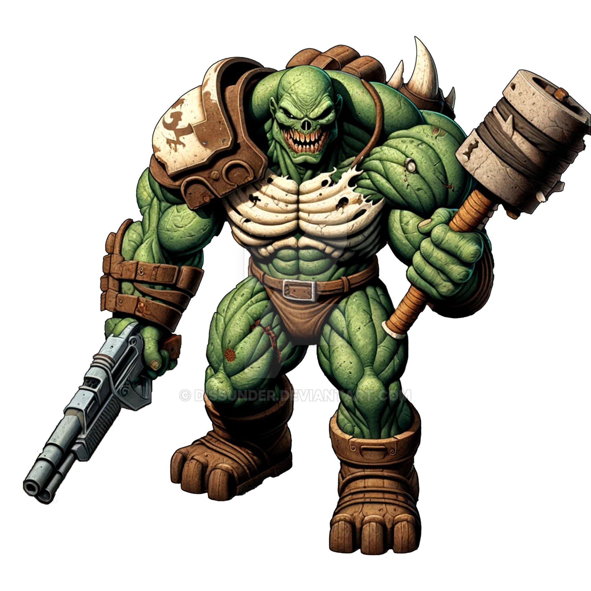 Super Mutant Fallout 2 Adoptable Art 3$ by Dissunder on DeviantArt
