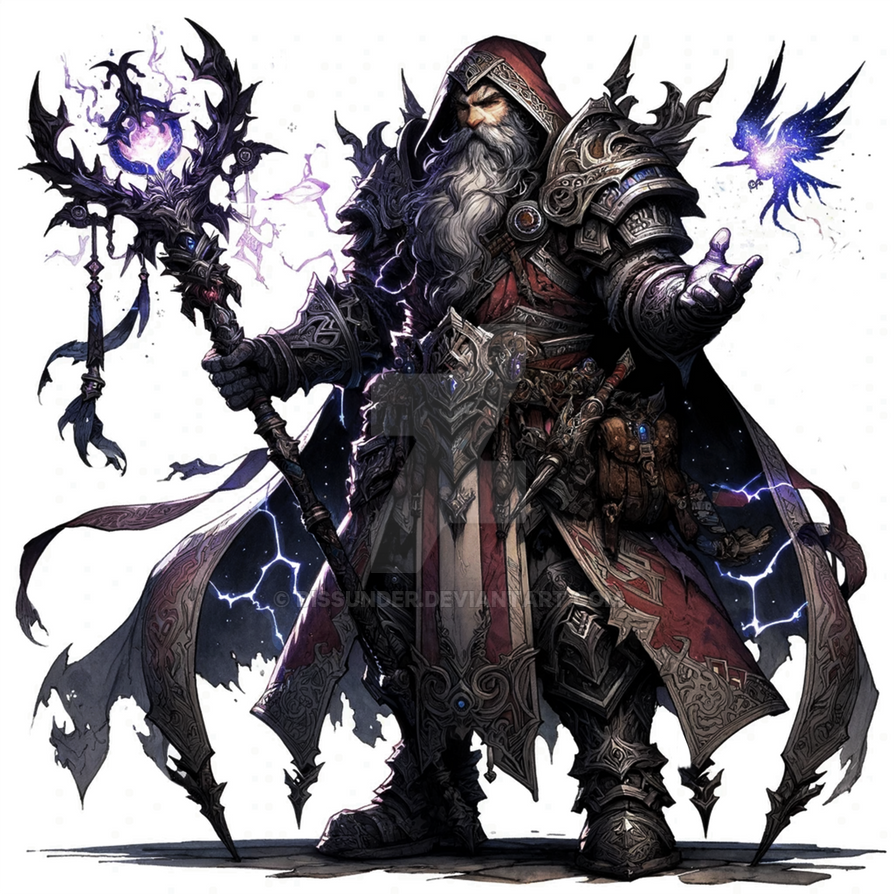 Dwarf Sorcerer Warlock Adoptable Character Art 8$ by Dissunder on ...