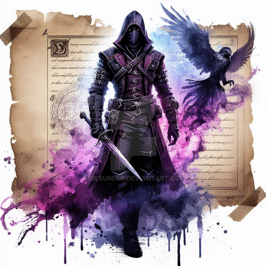 Ordem Character Assassin Raven Ordem Character Art Adoptable 8$ by Dissunder on DeviantArt