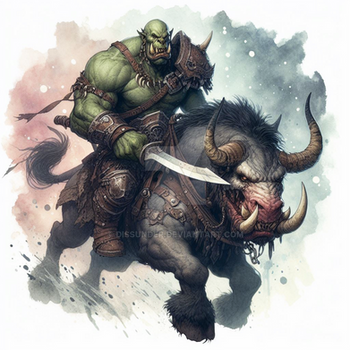 Orc (AI art) by 3D1viner on DeviantArt