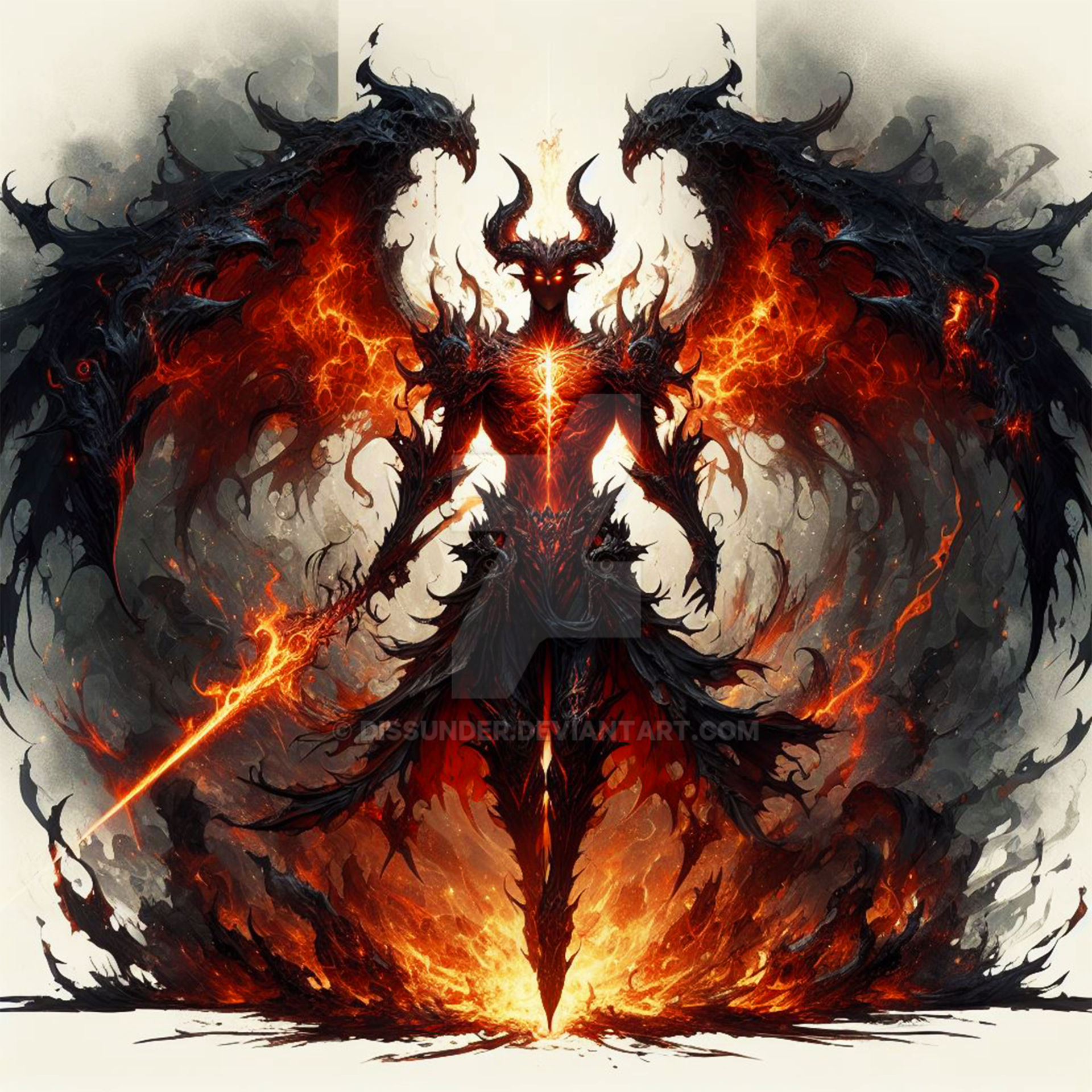 Erinyes Valkyrie Winged Warrior Fallen Angel Art by Dissunder on DeviantArt
