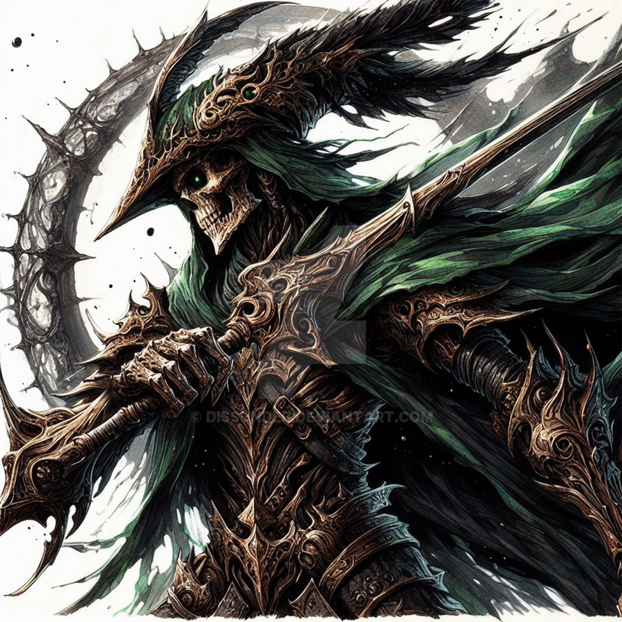 Undead Portrait Undead Skeleton Adoptable Warrior Character Art by Dissunder on DeviantArt
