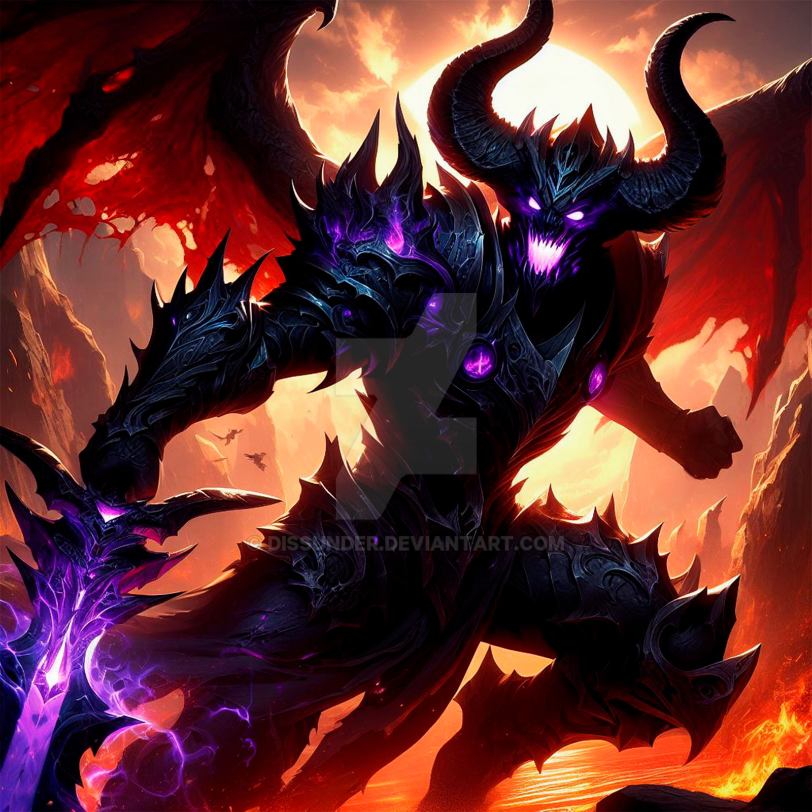 Infernal Demon Unholy Adoptable DnD Art 6$ by Dissunder on DeviantArt