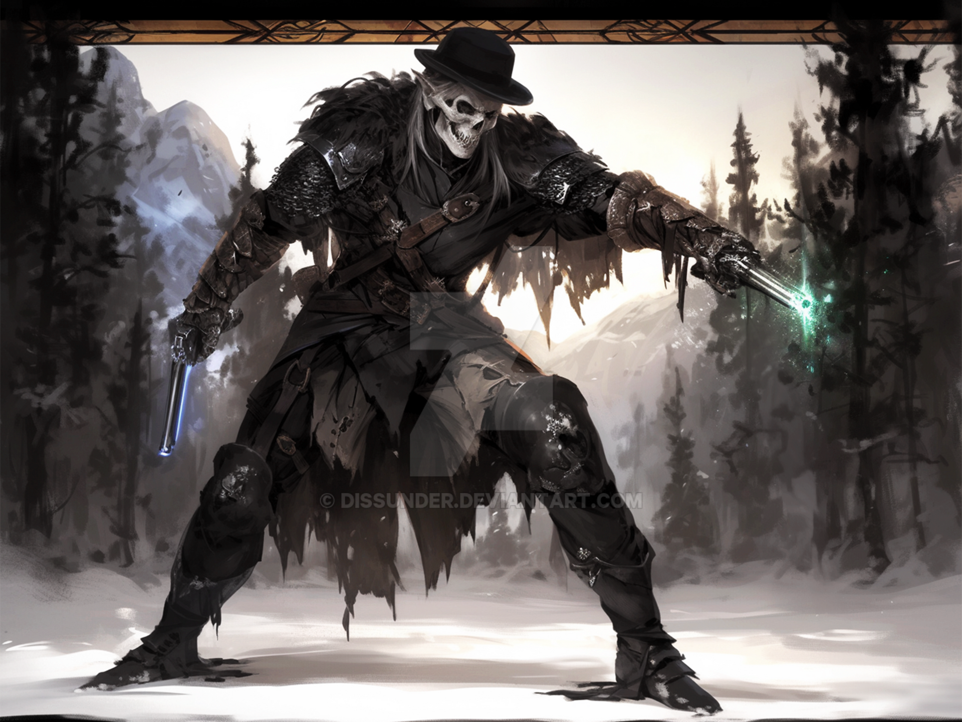 Undead Elf Skeleton Ghoul Gunner Fantasy OC DnD by Dissunder on DeviantArt