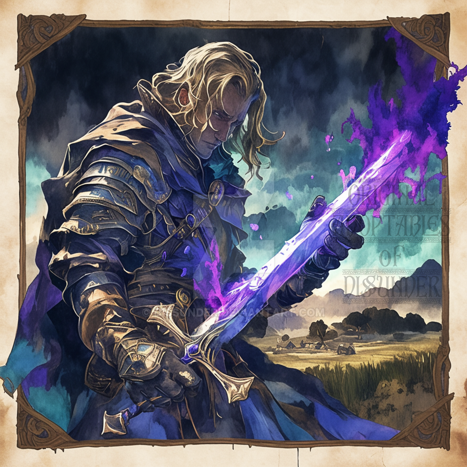 Humans Magic Knight Human Warrior Adoptable Character Art DnD Knight by Dissunder on DeviantArt