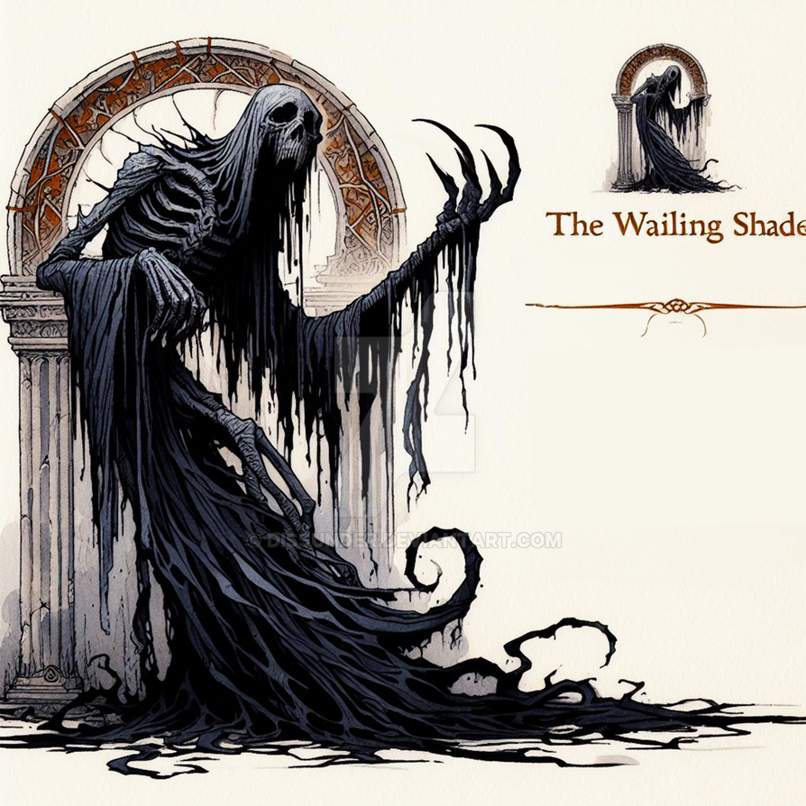 Ghost Wraith Http Wailing Shade Ghost Wraith Adoptable Undead DnD 6$ by Dissunder on ...
