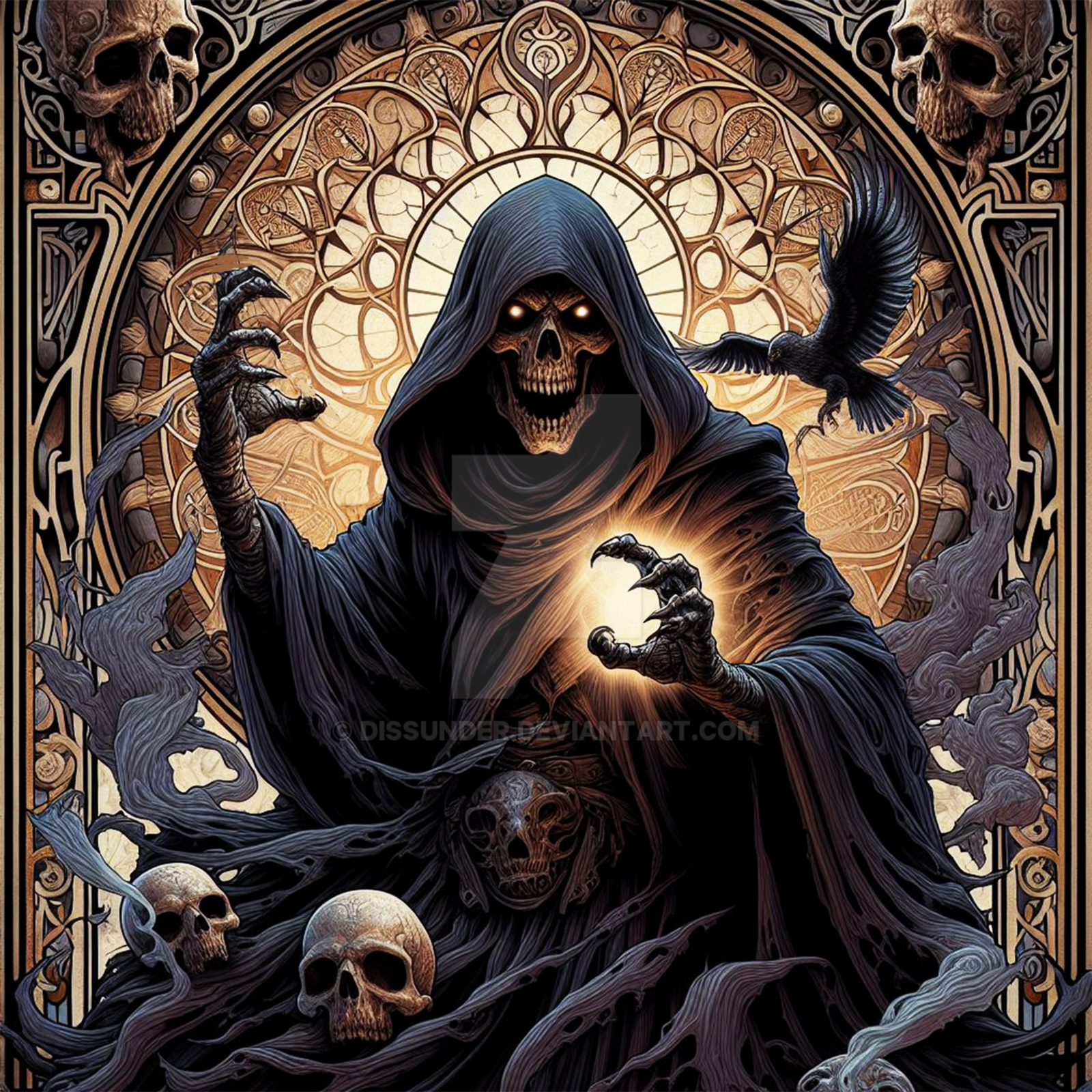 Lesser Wraith Dnd Undead Lich Necromancer Wraith Fantasy DnD Art 7$ by Dissunder on ...