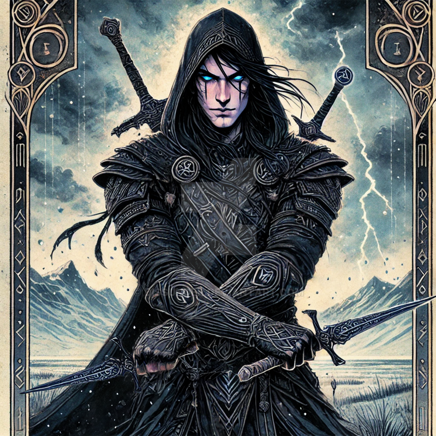 Human Hooded Assassin Male Character Art DnD Adopt by Dissunder on ...