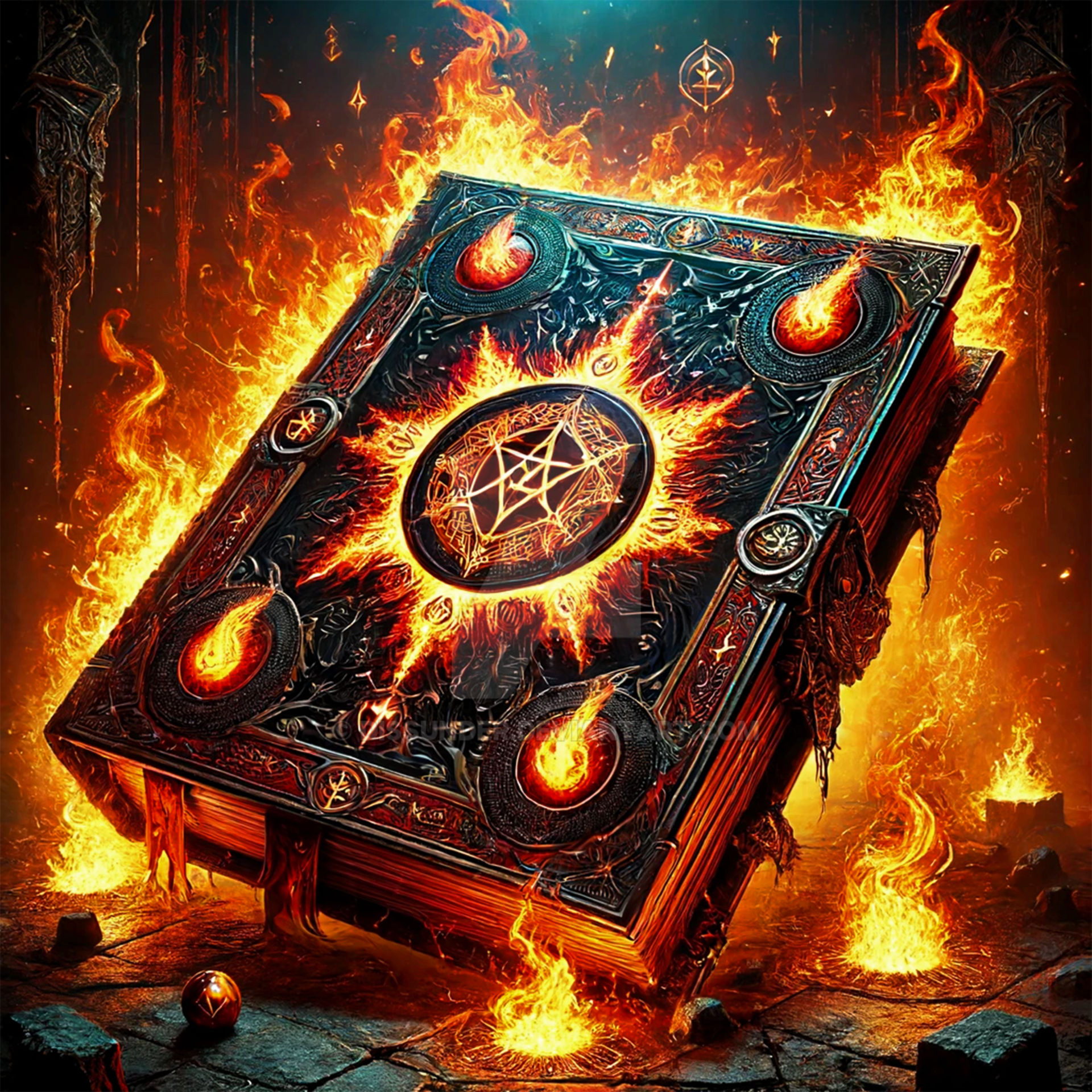 Infernal Codex of the Pyroclasm DnD RPG Item Adopt by Dissunder on ...