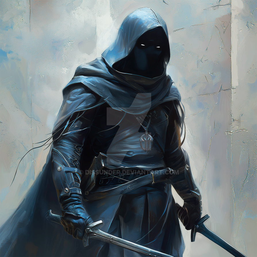 Hooded Human Assassin Masked Character Adopt DnD by Dissunder on DeviantArt