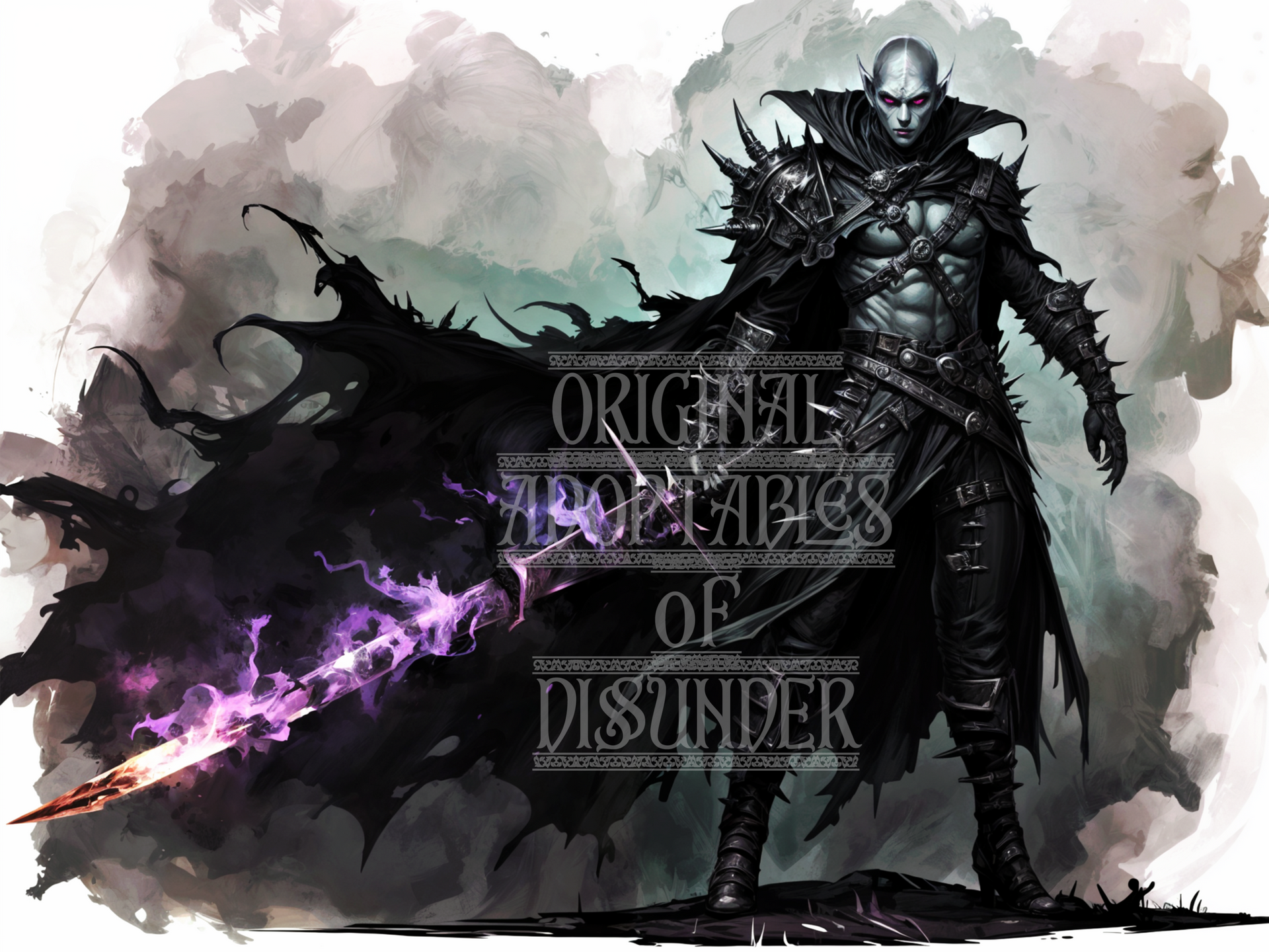 Vampire Dro Drow Gothic Vampire Warrior Adoptable Art Fantasy by Dissunder on ...