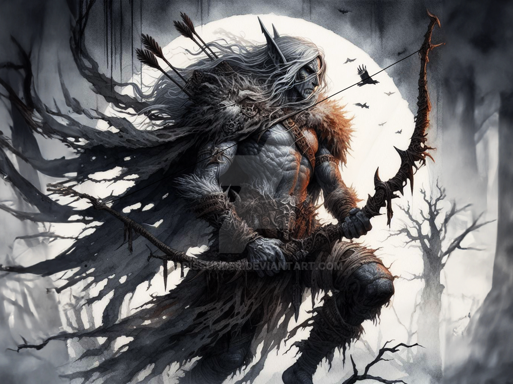 Elf Male Drow Ranger DnD Character Adoptable Art by Dissunder on DeviantArt