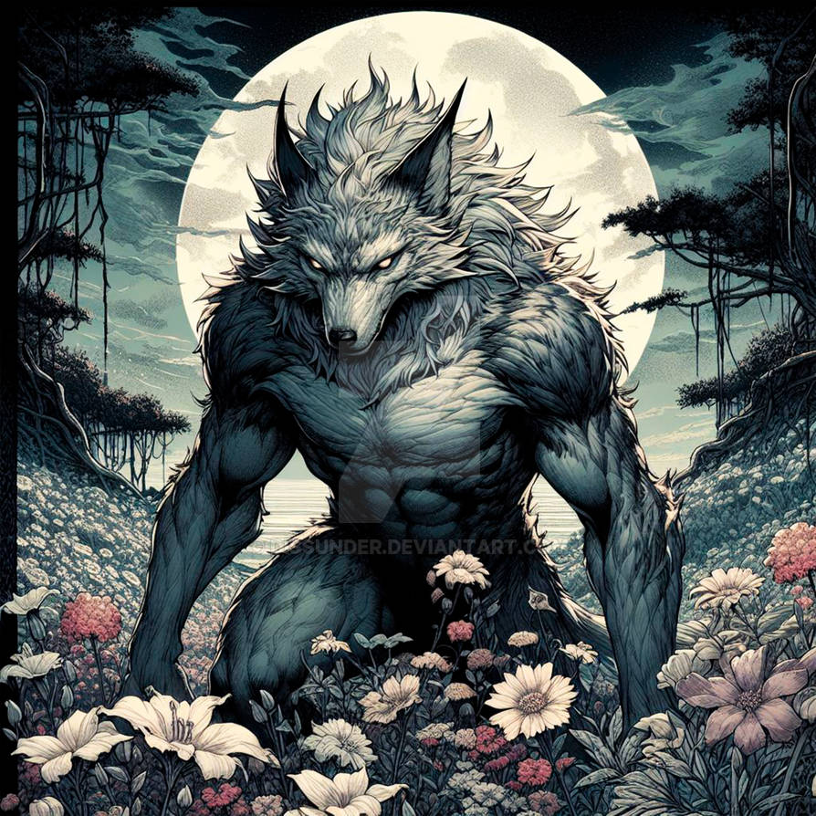 Cursed Wolves Werewolf Cursed Wolf Canine Adoptable Art Fantasy by Dissunder on ...