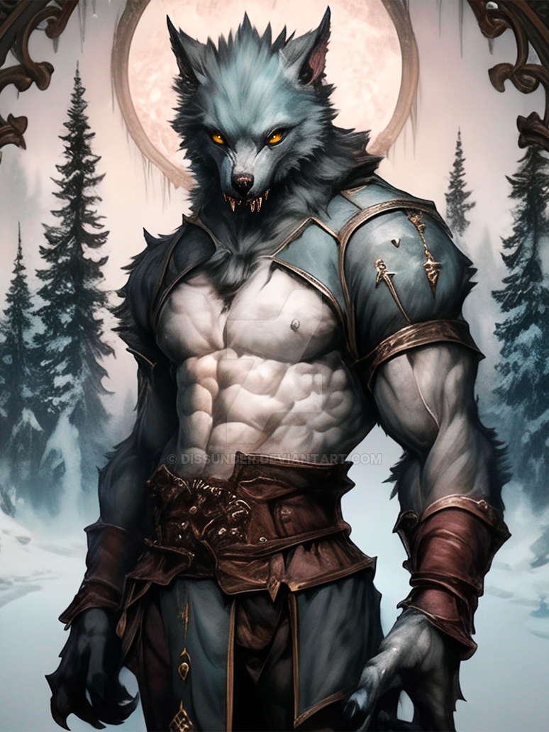 Cursed Wolves Werewolf Cursed Canine Wolf Adoptable Art Fantasy by Dissunder on ...