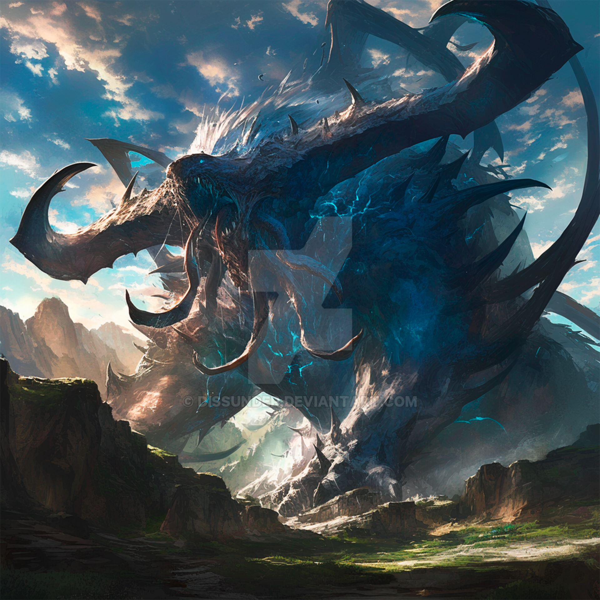 God Creature Monster Demon Beast Adoptable by Dissunder on DeviantArt