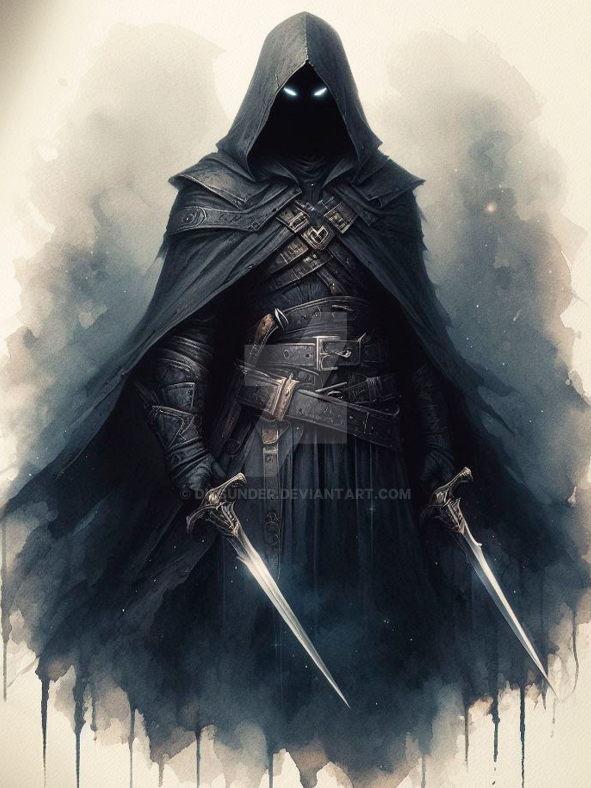 Hooded Assassin DnD Adoptable Character Art 6$ by Dissunder on DeviantArt