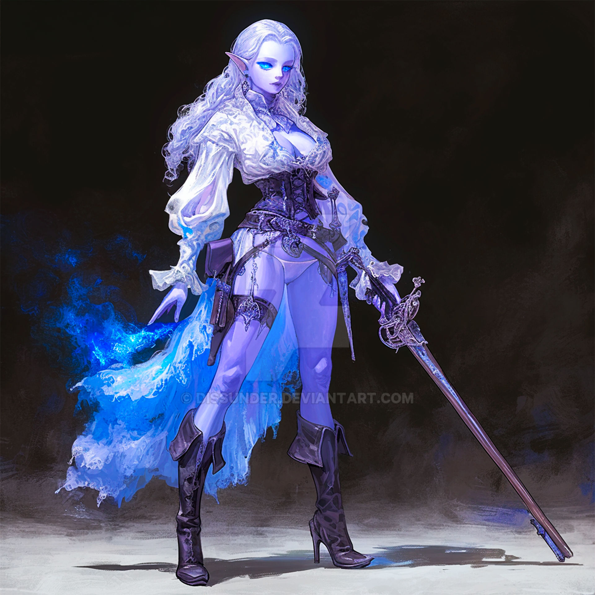 Vampire Dro Drow Lady Vampire Bikini Adoptable Anime Gothic 8$ by Dissunder on ...