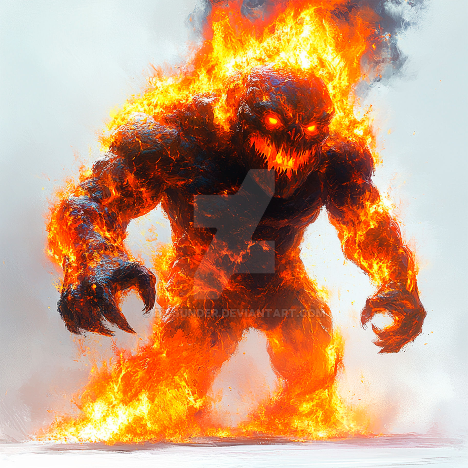 Infernal Monster Infernal Demonic Creature Adoptable DnD Monster 6$ by Dissunder on ...