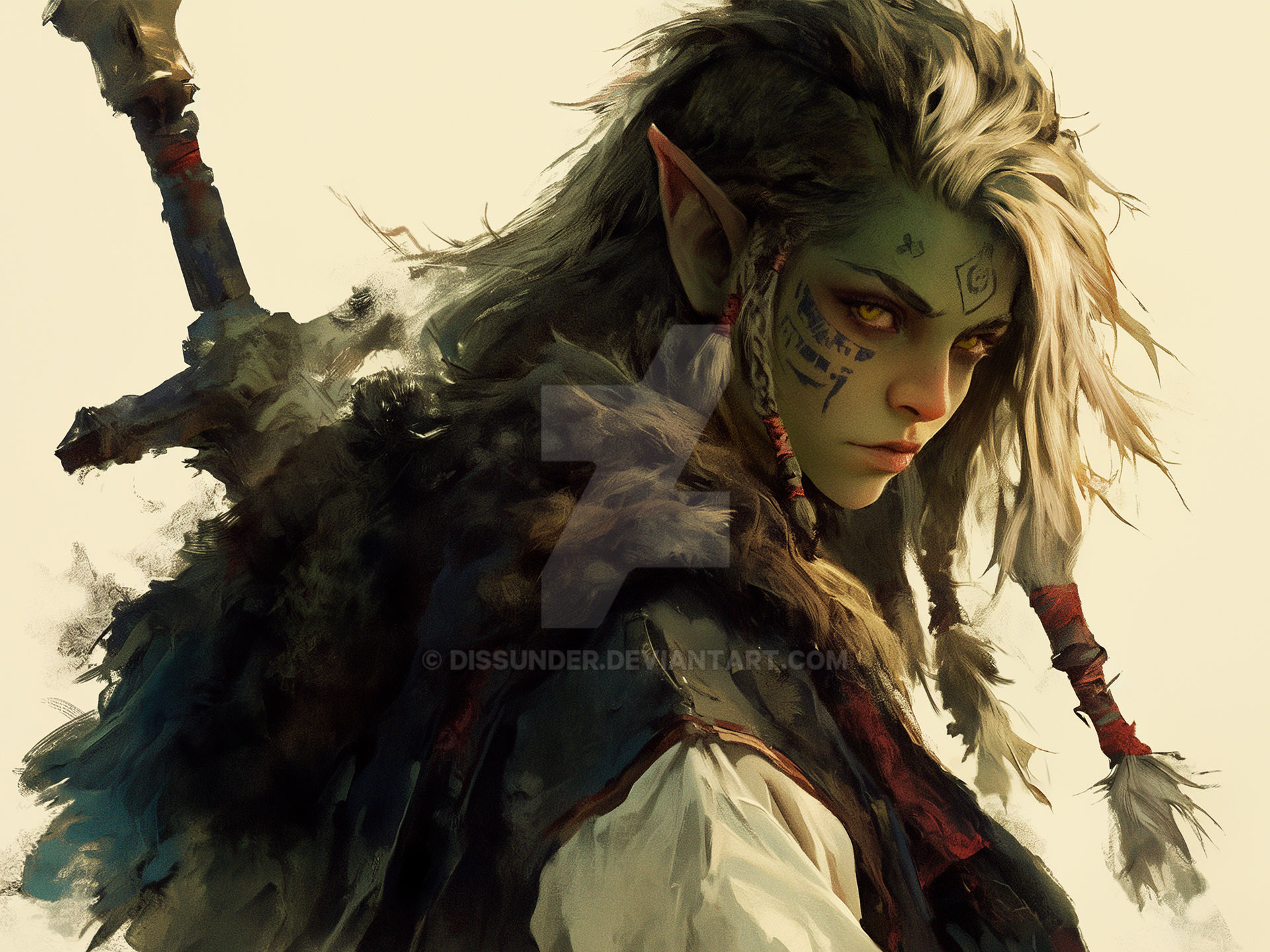 Dnd Elf Rouges Elf Rogue Barbarian Character Adopt DnD Art Orc 7$ by Dissunder on ...