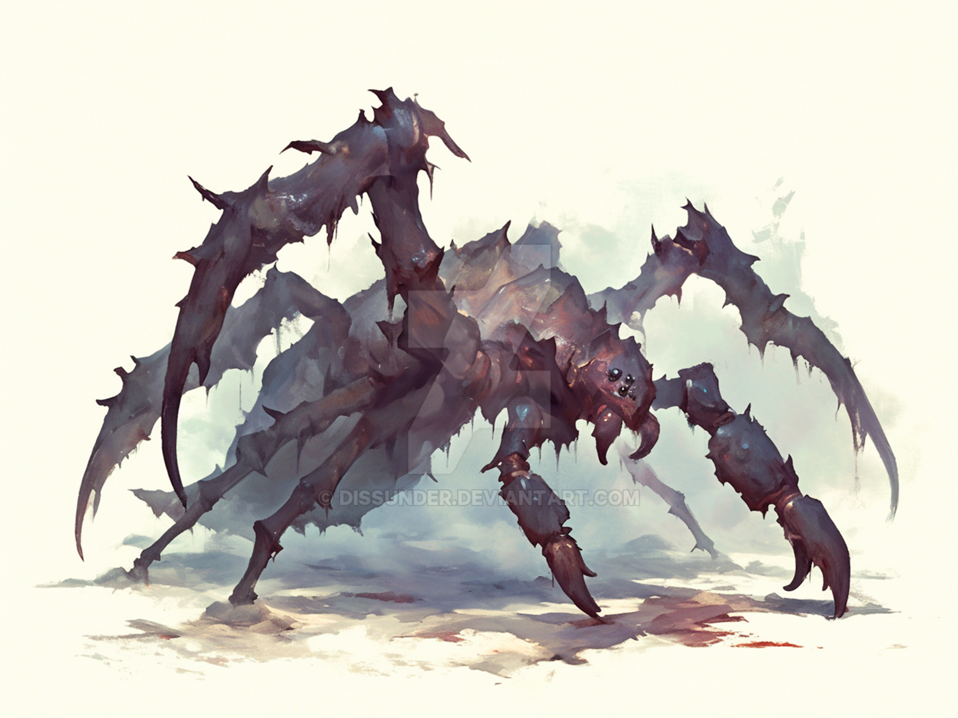 Spider Insect Deviantart Creature Monster Insect Spider Bug Adoptable Art by Dissunder on DeviantArt