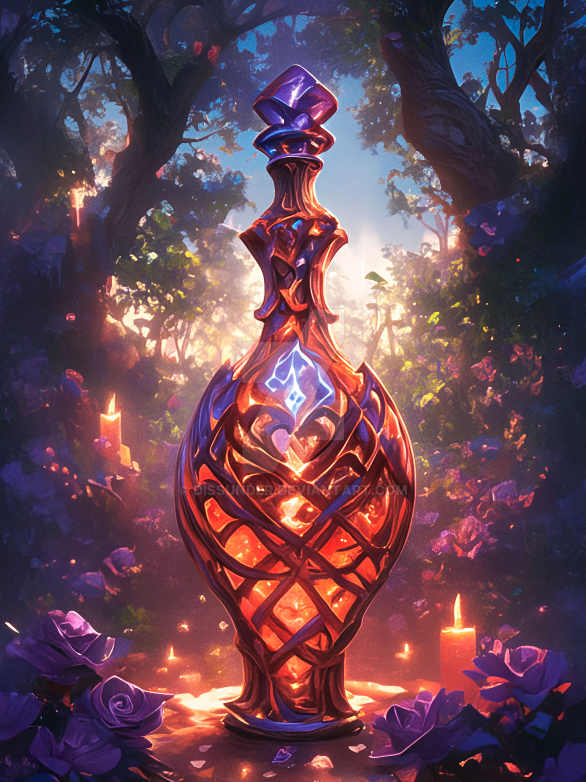 Elixir Item The Elven Elixir of Eternal Bloom. RPG DnD Item 6$ by Dissunder on ...